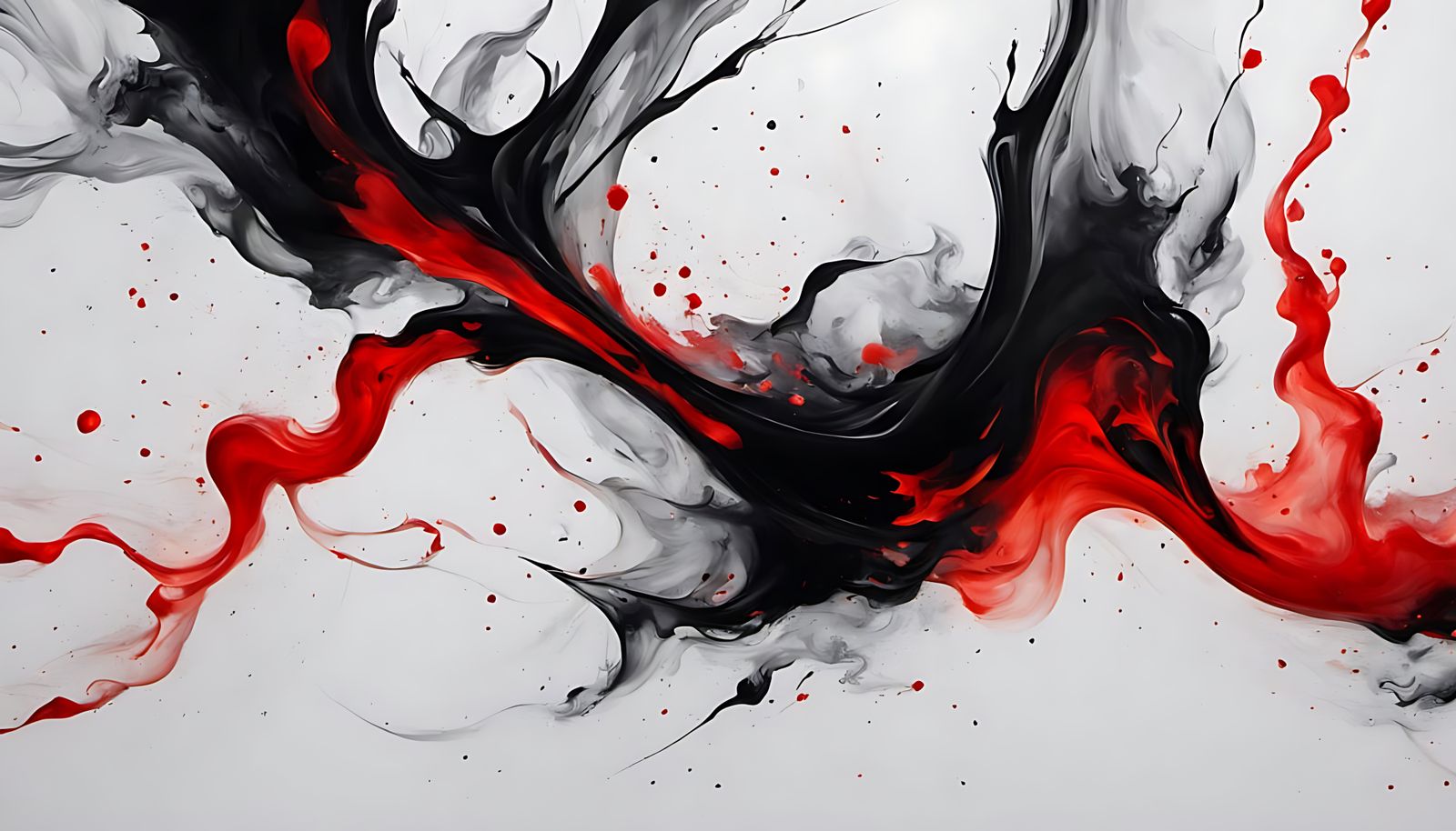 ‘Black and white with a bit of fiery red, witnessing  the bi...