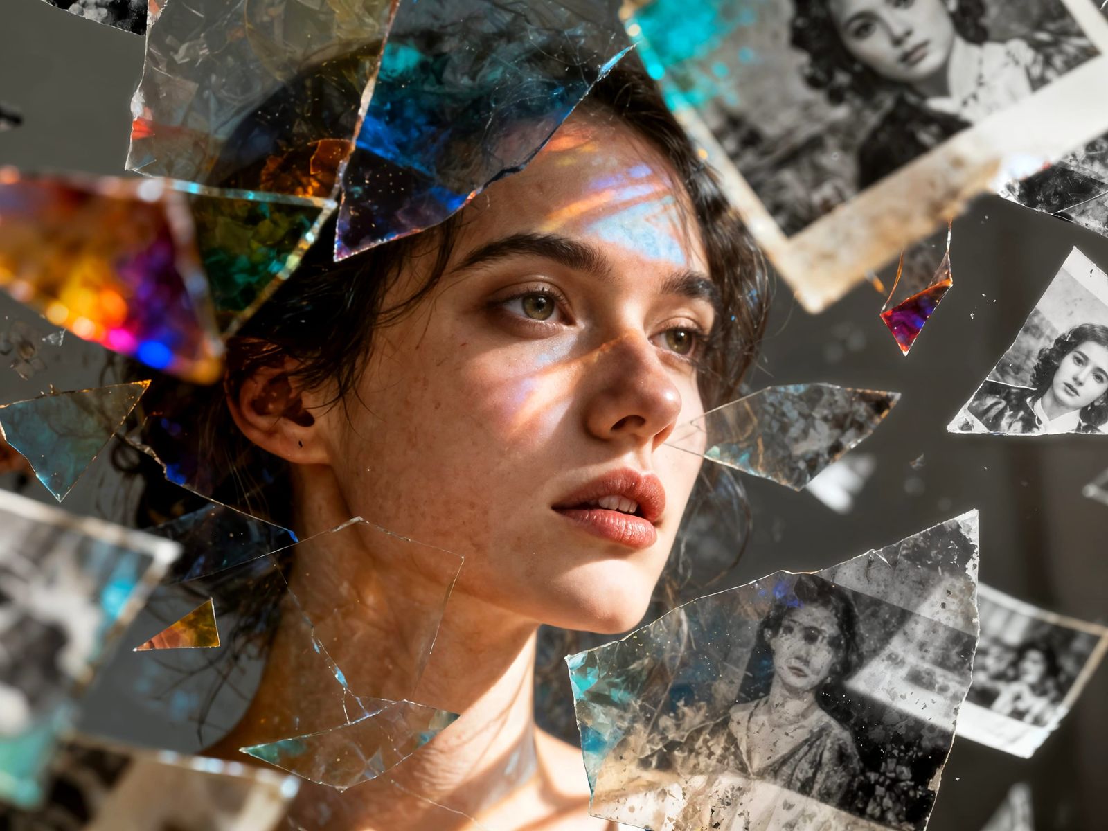 Surreal Abstraction of Memory with Fading Photos