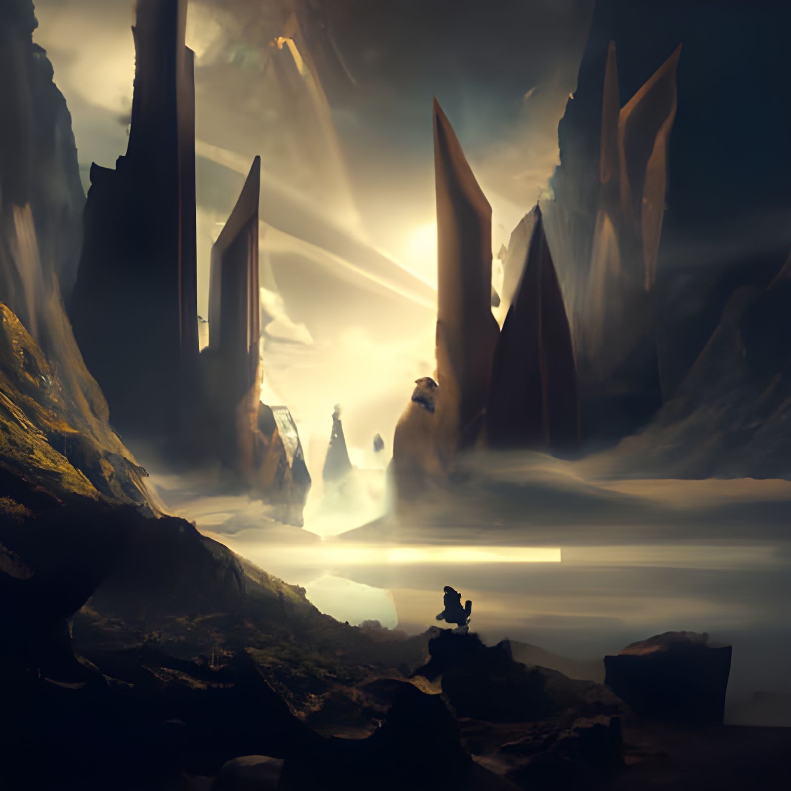 Epic Digital Painting: The Sound of Silence