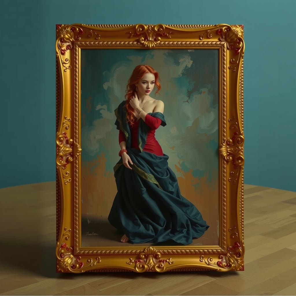 Abstract Swirling Forms in Vibrant Red Hues