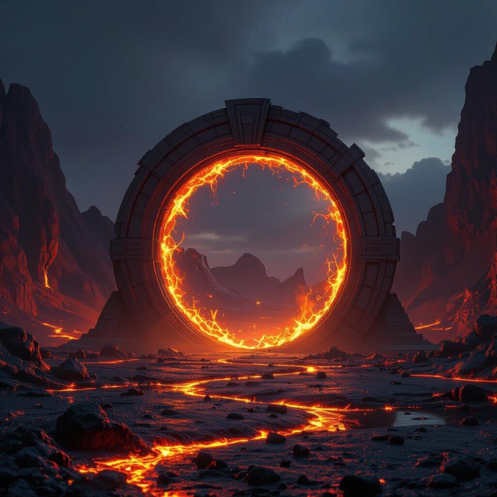 Stargate SG-1 in Lava, Hyperrealism