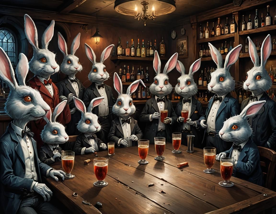Alcoholic Bunny Support System
