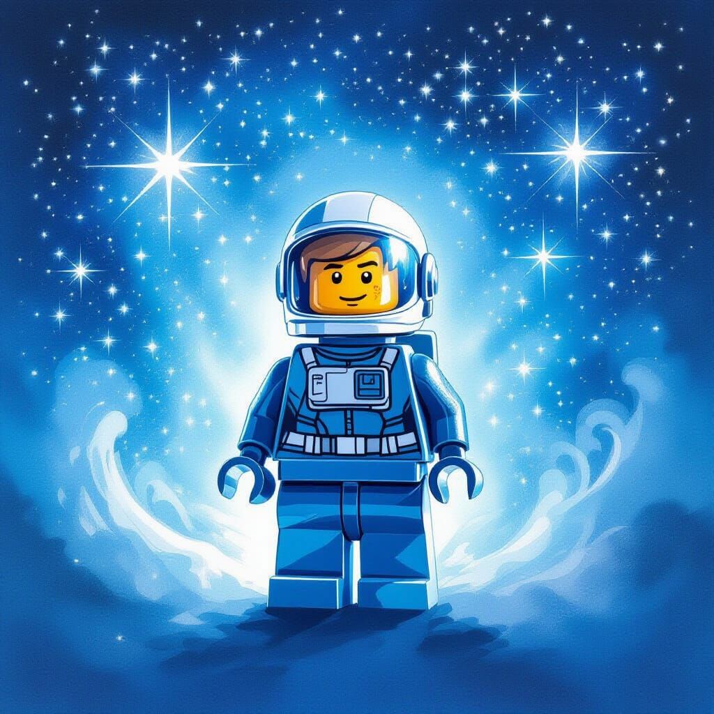 night on the planet of ice. space - it's cold out there