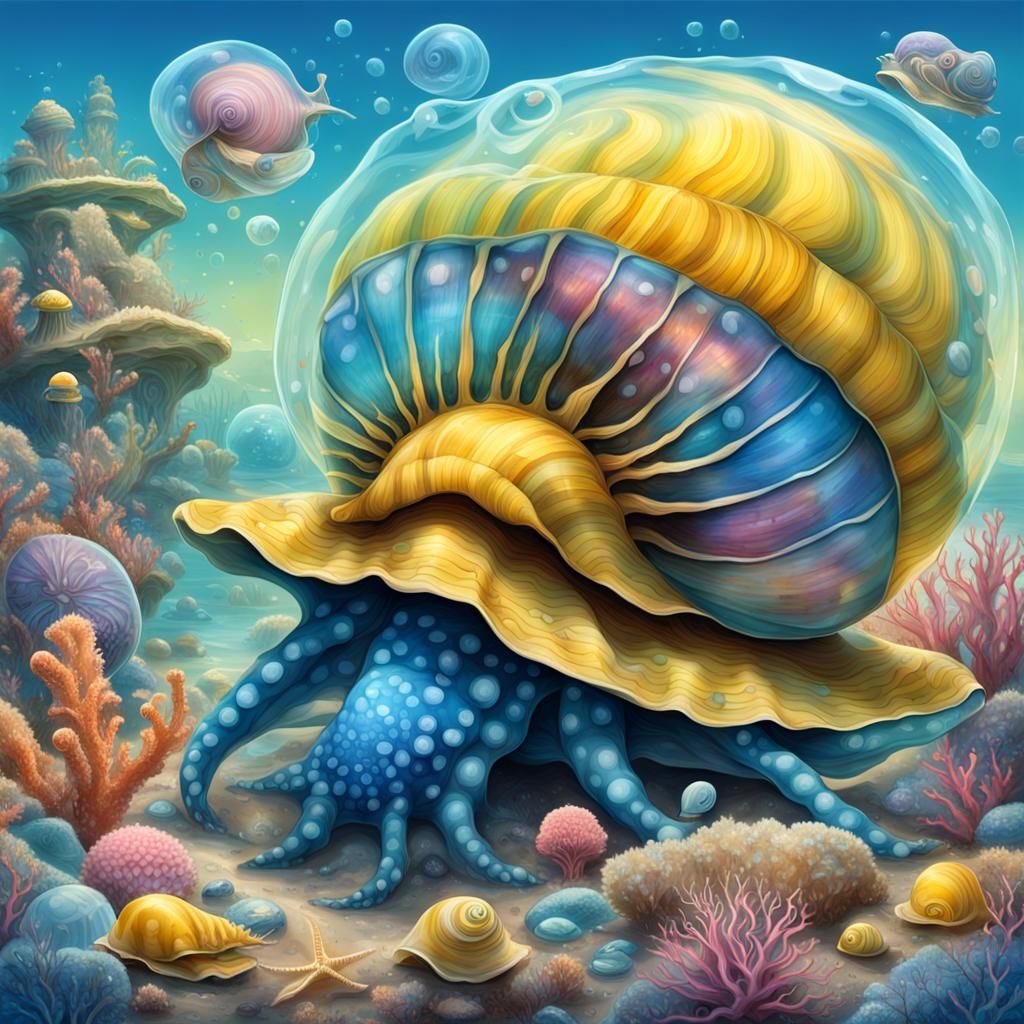 Desert Ghost Town: Injured Glass Sea Snail