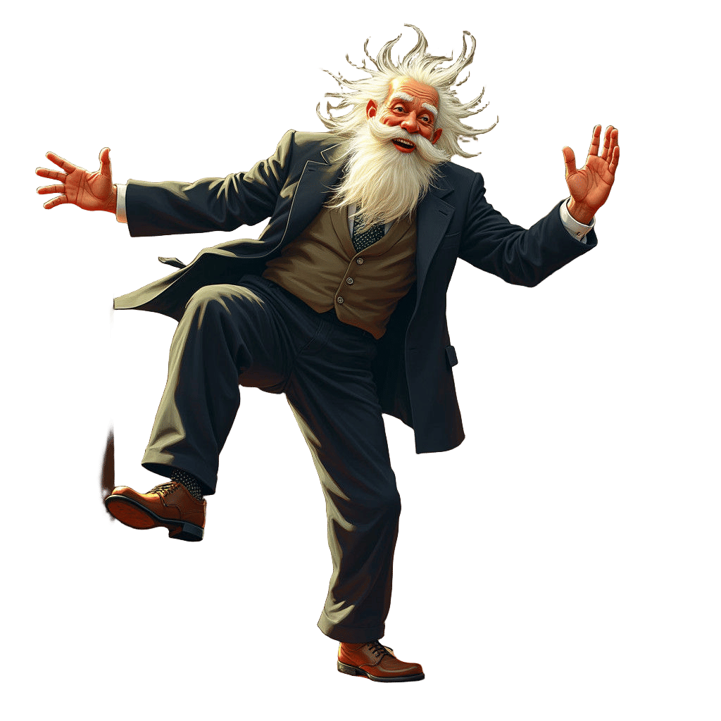 Humorous Image of Preacher Cartwheeling