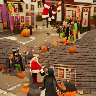Halloween Meets Christmas: A Festive Mashup