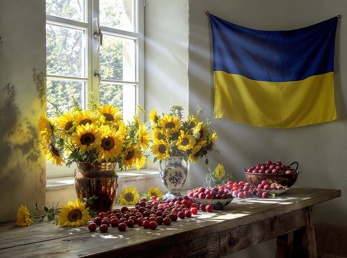 Bouquet for Ukraine: 08/10/2025 🇺🇦 'Slava Ukraini!'' 'Героям слава'