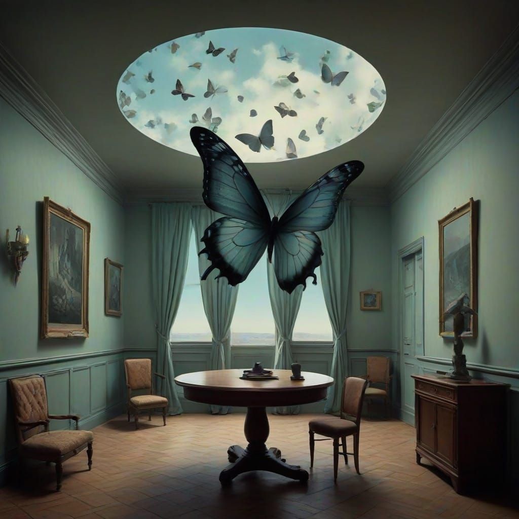 Mysterious Dreamscapes in Film Noir Style