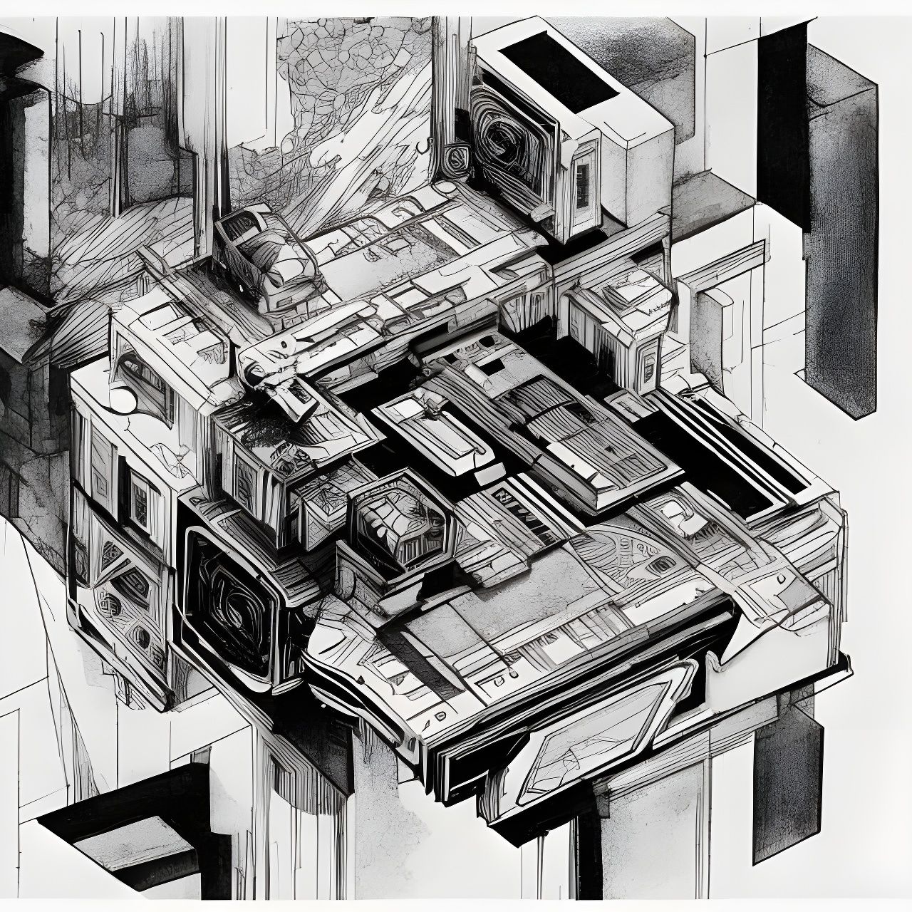 Sketchy concept 'Stereopunk by X' schematic - 29nov22