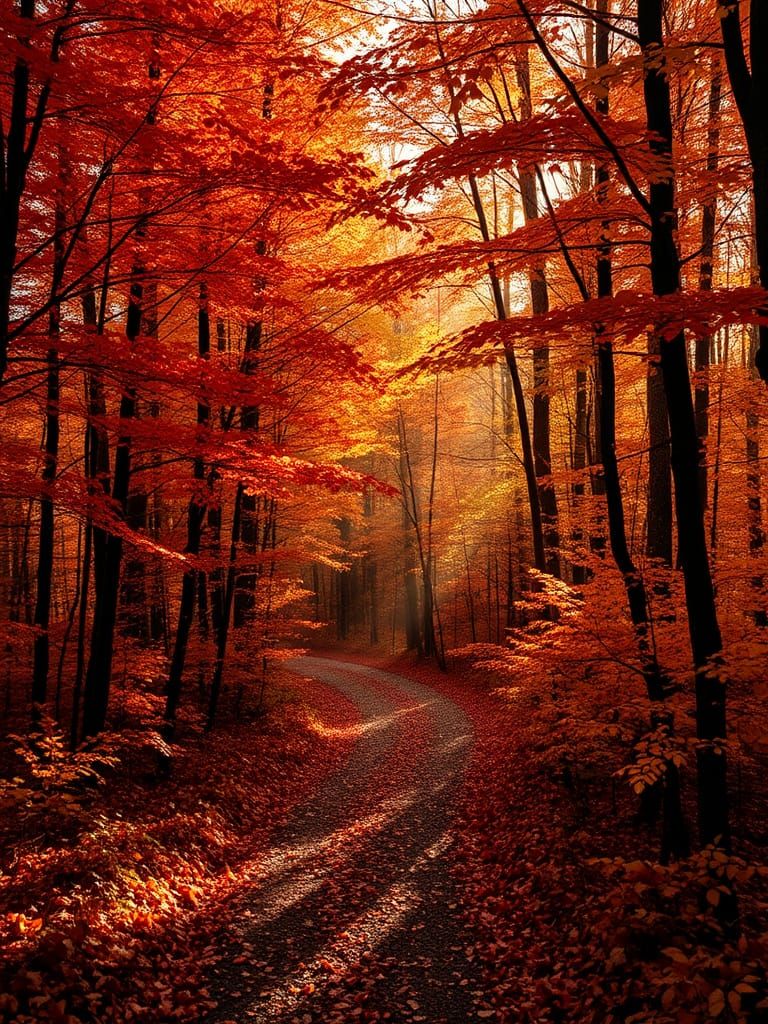 Glorious Autumn Forest with Dynamic Lighting
