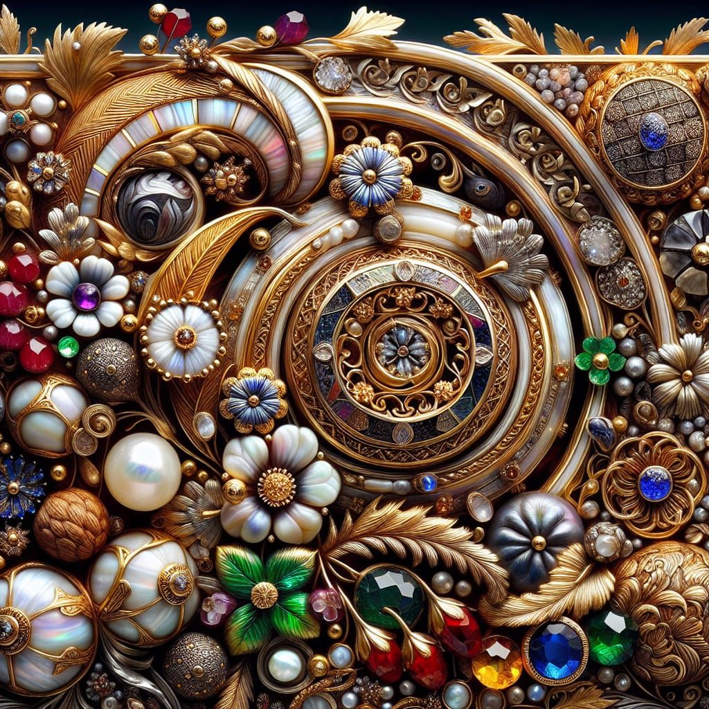 leaves flowers nuts berries IV