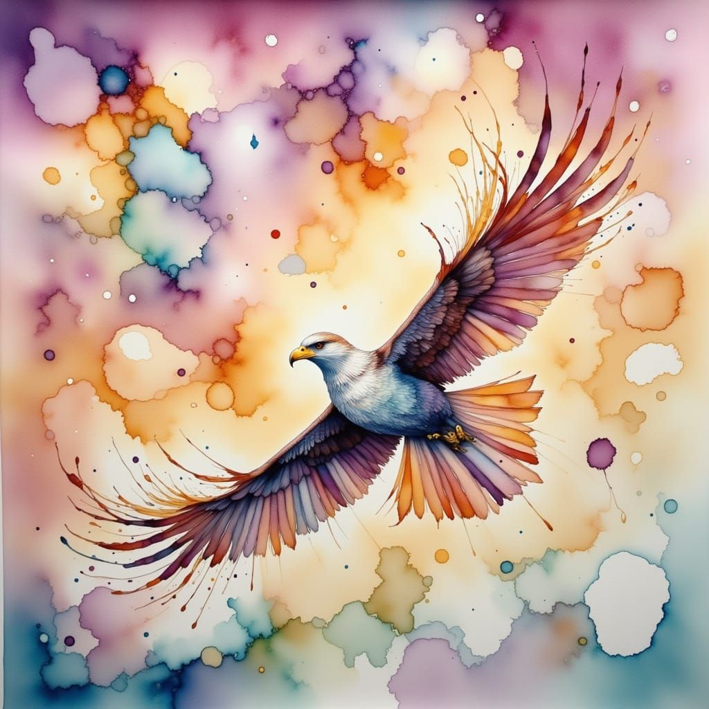 Gentle Eagle Gliding