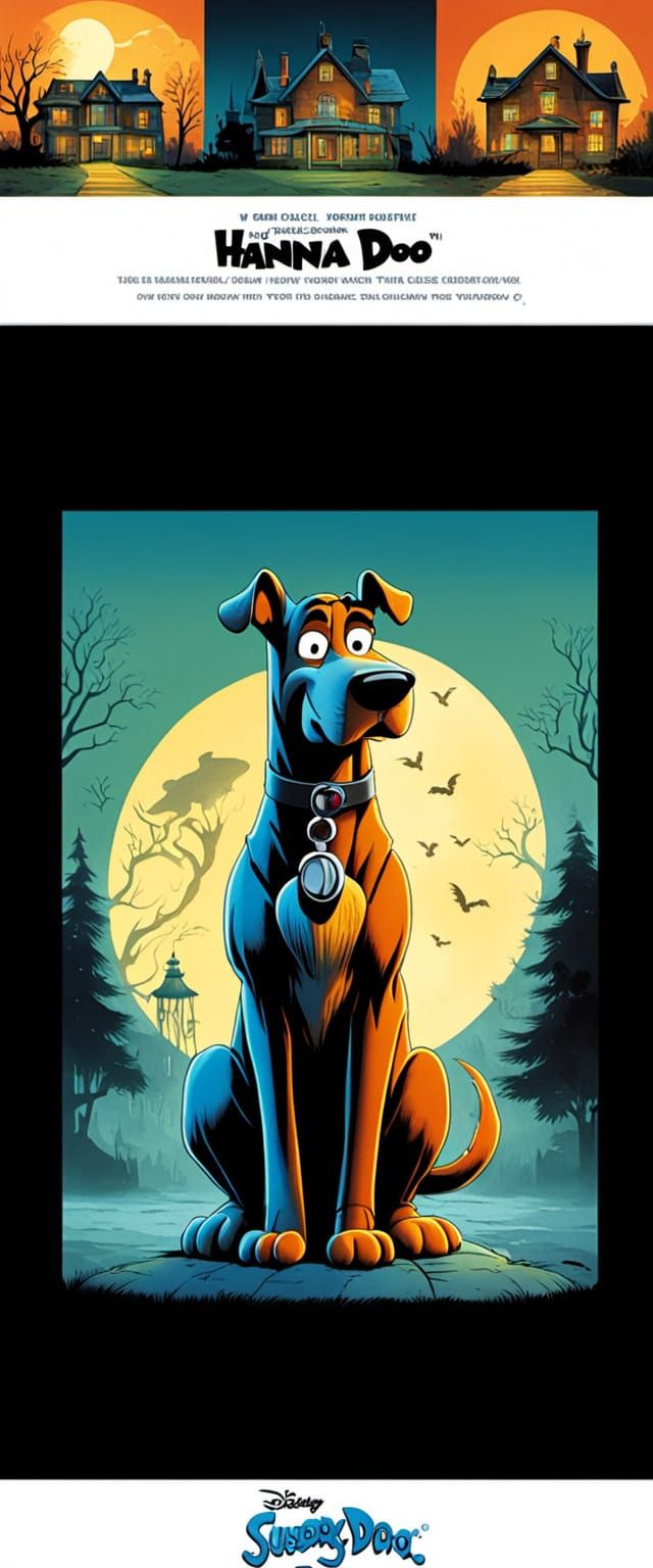 Mystery Solving Scooby Doo in a Spooky Mansion