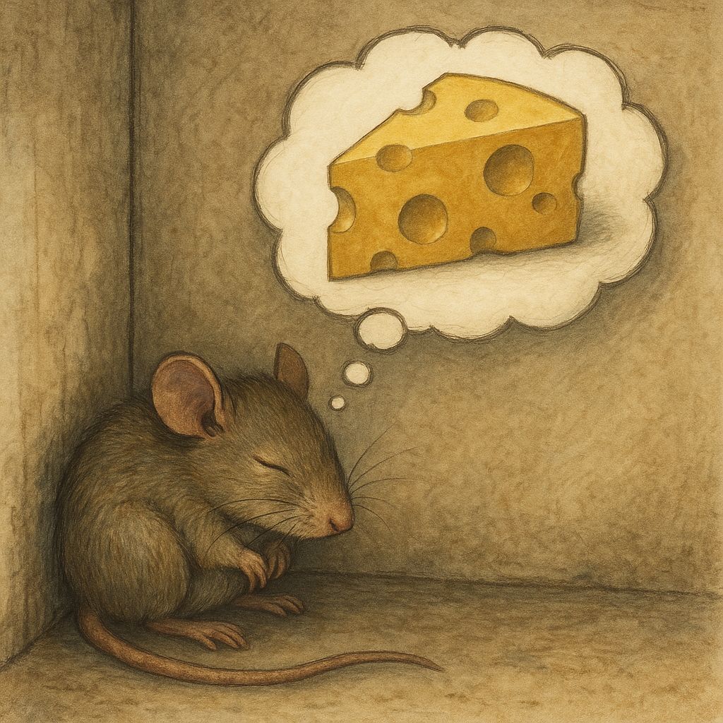 do you think a cornered mouse would dream of cheese
