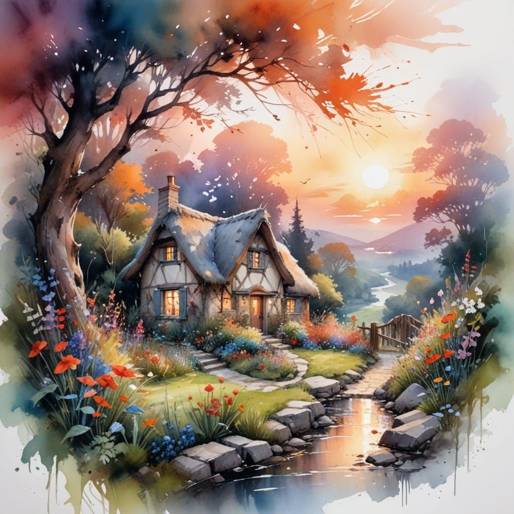 Whispers of Wonderland Beyond the Thatched Cottage