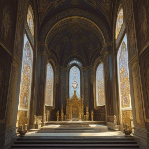 Baroque Sanctuary in the Italian Alps