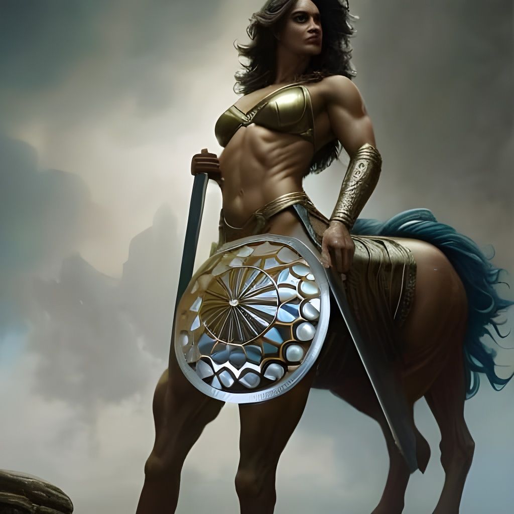 Greek Mythological Kentauride, Centaur Wife