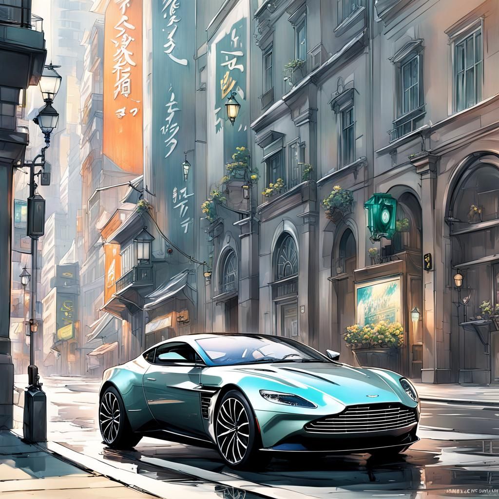 Aston Martin DB10 in Old Town Central
