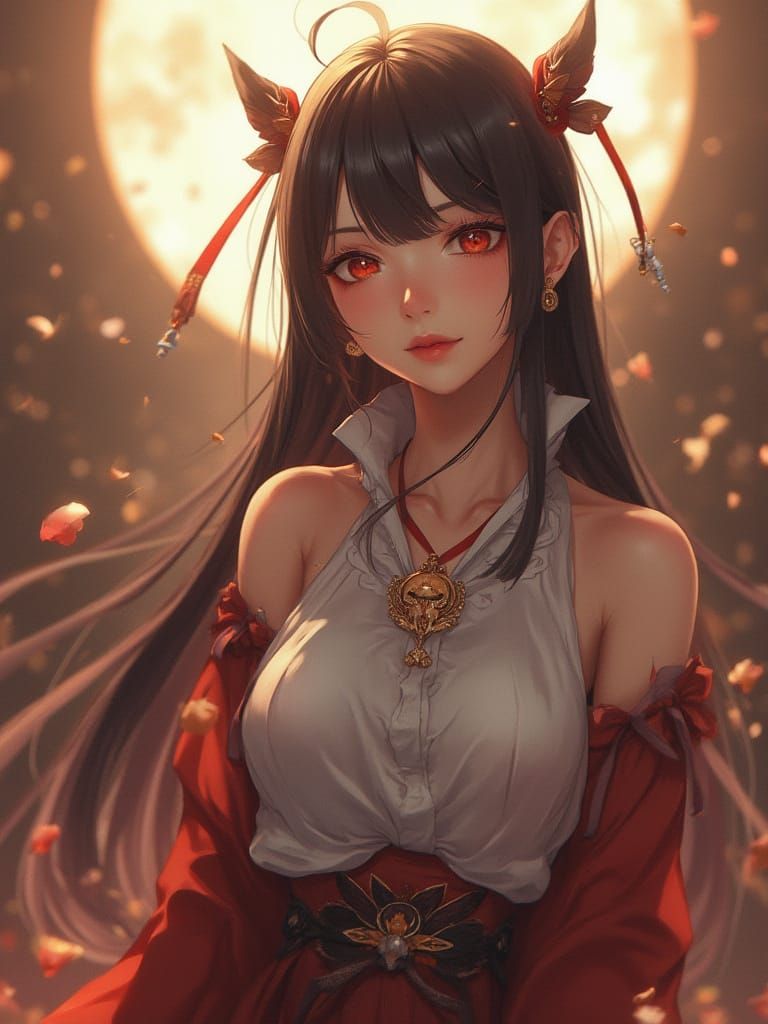 Exaltation Anime Art Style Portrait