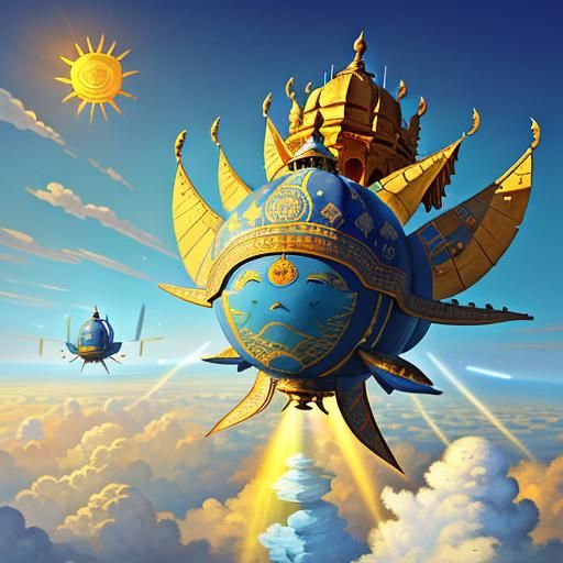 Indian vimana art concept 3