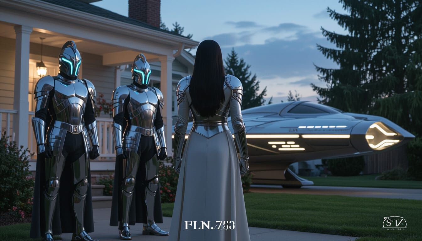 Dramatic Arrival: Shi'ar Guards in Suburbia