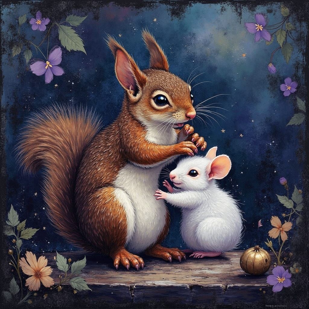 Surreal Friends in Ethereal Harmony