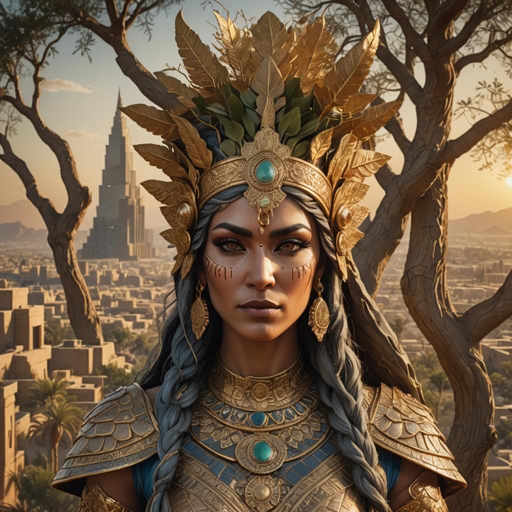 Elegant Ekurritum, Ancient Goddess of the Mesopotamian Realm