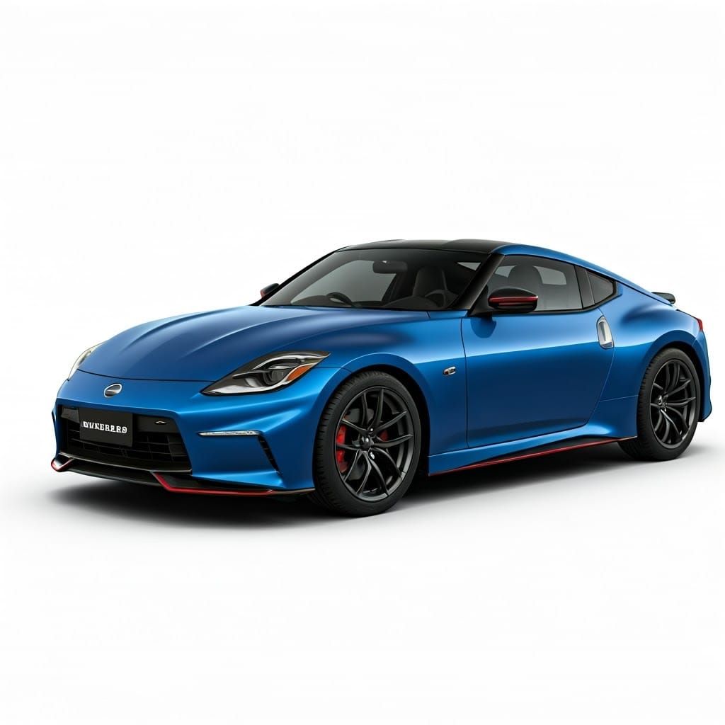 Blue 2024 Nissan Z Nismo: 3D Render