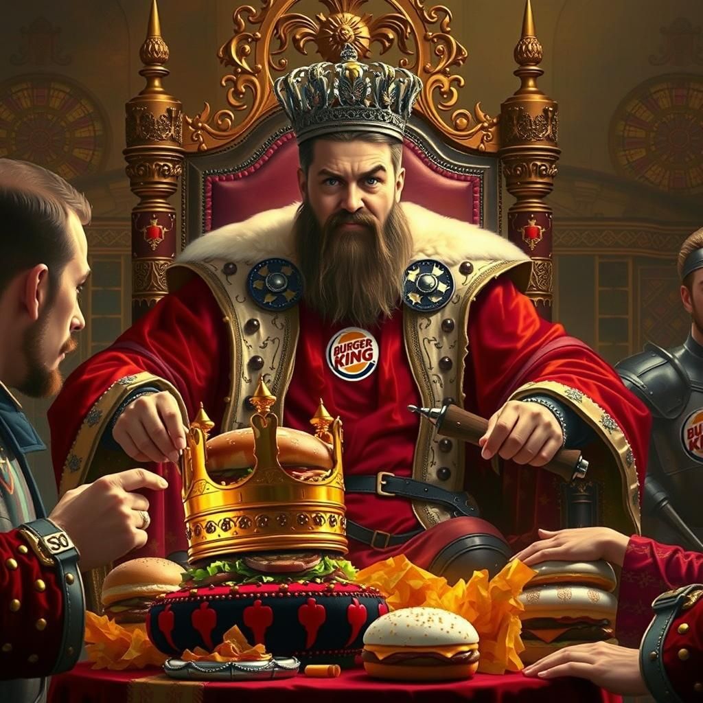 His Royal majesty the Burger King