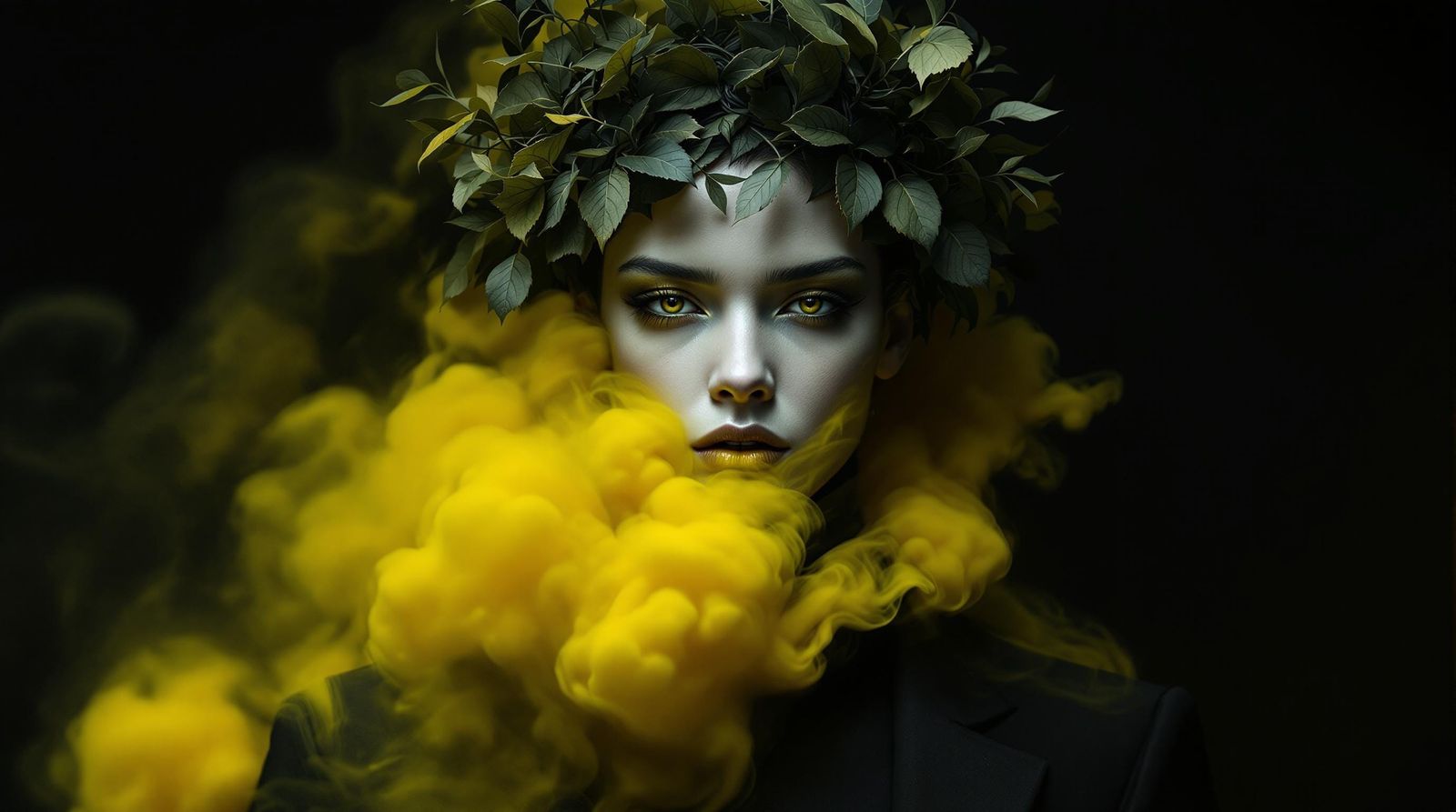 Ethereal Portrait in Dark Fantasy Style