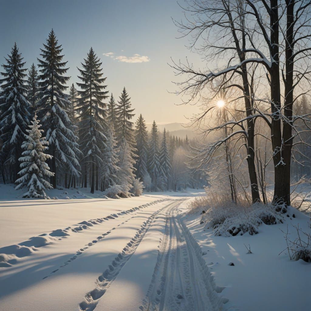 Winter Wonderland in Serene Sophistication