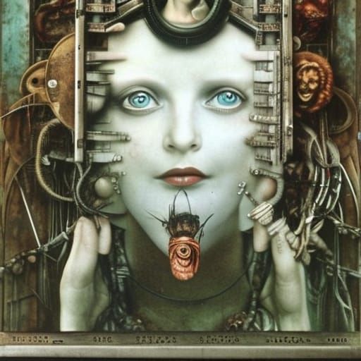 Post-Apocalyptic Wonderland in Heaven: Art Nouveau Style