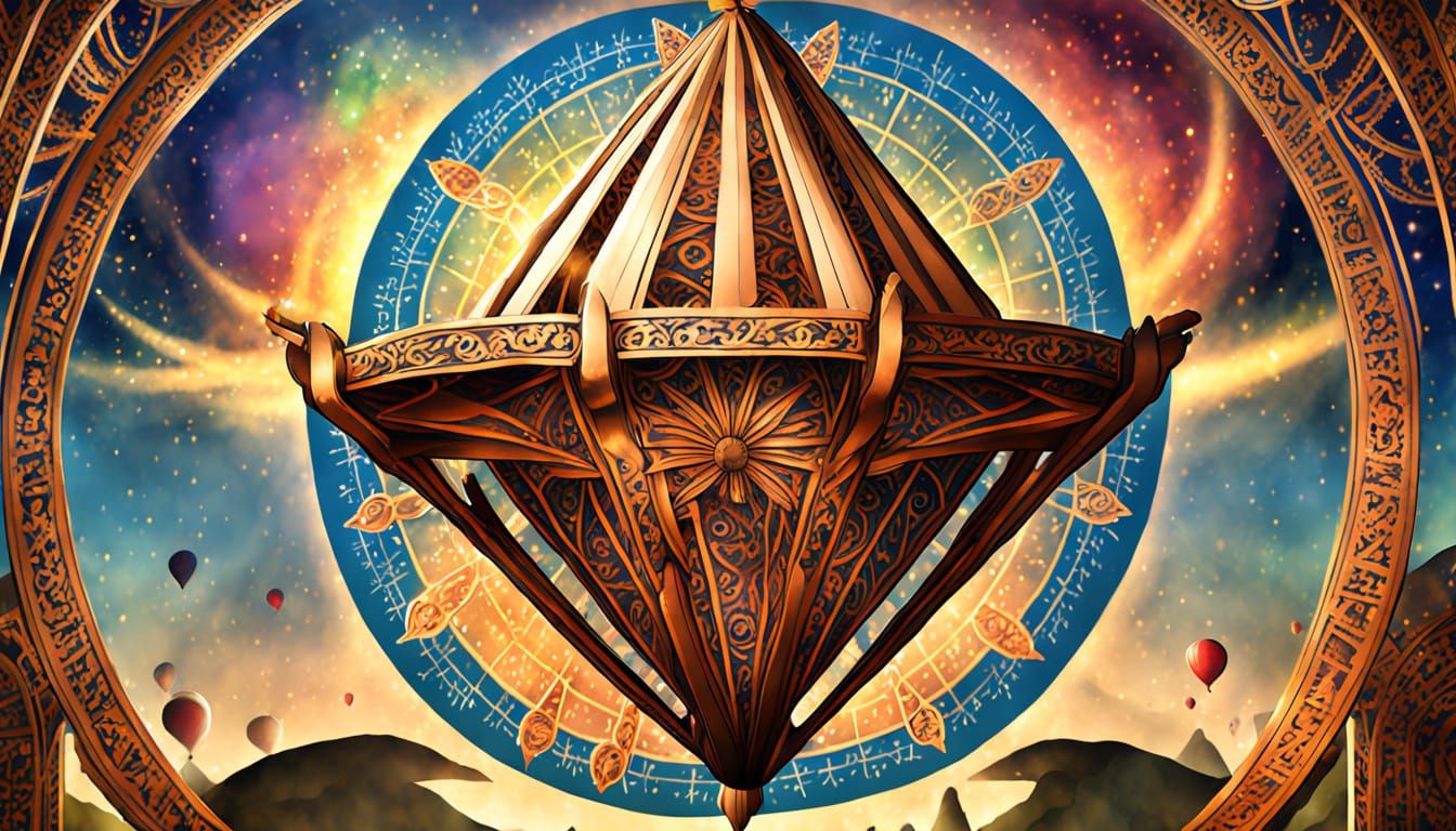 Ancient Greek Temple Gateway in Four Columns