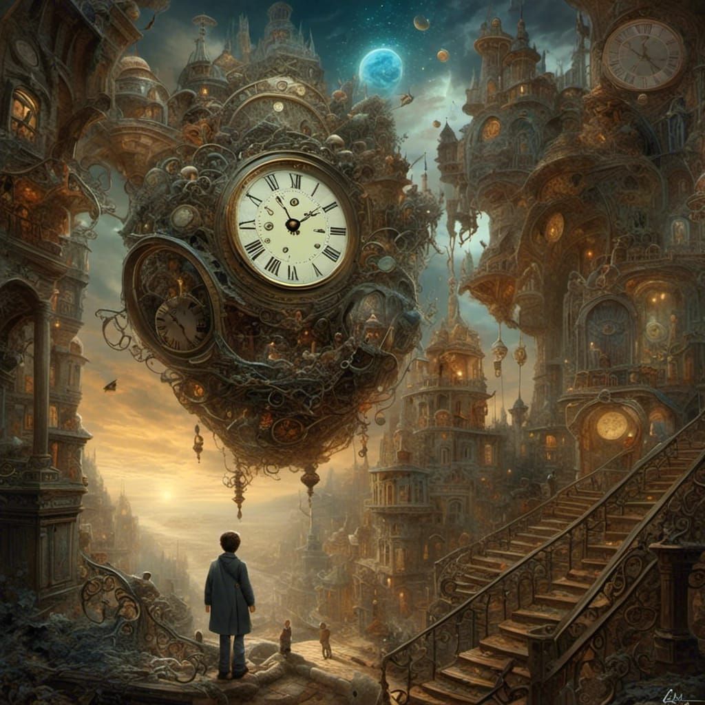 Boy's Dreamlike Time Travel Adventure