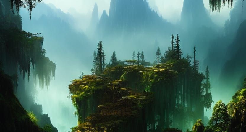 Majestic Bird Portrait in Watercolor Style