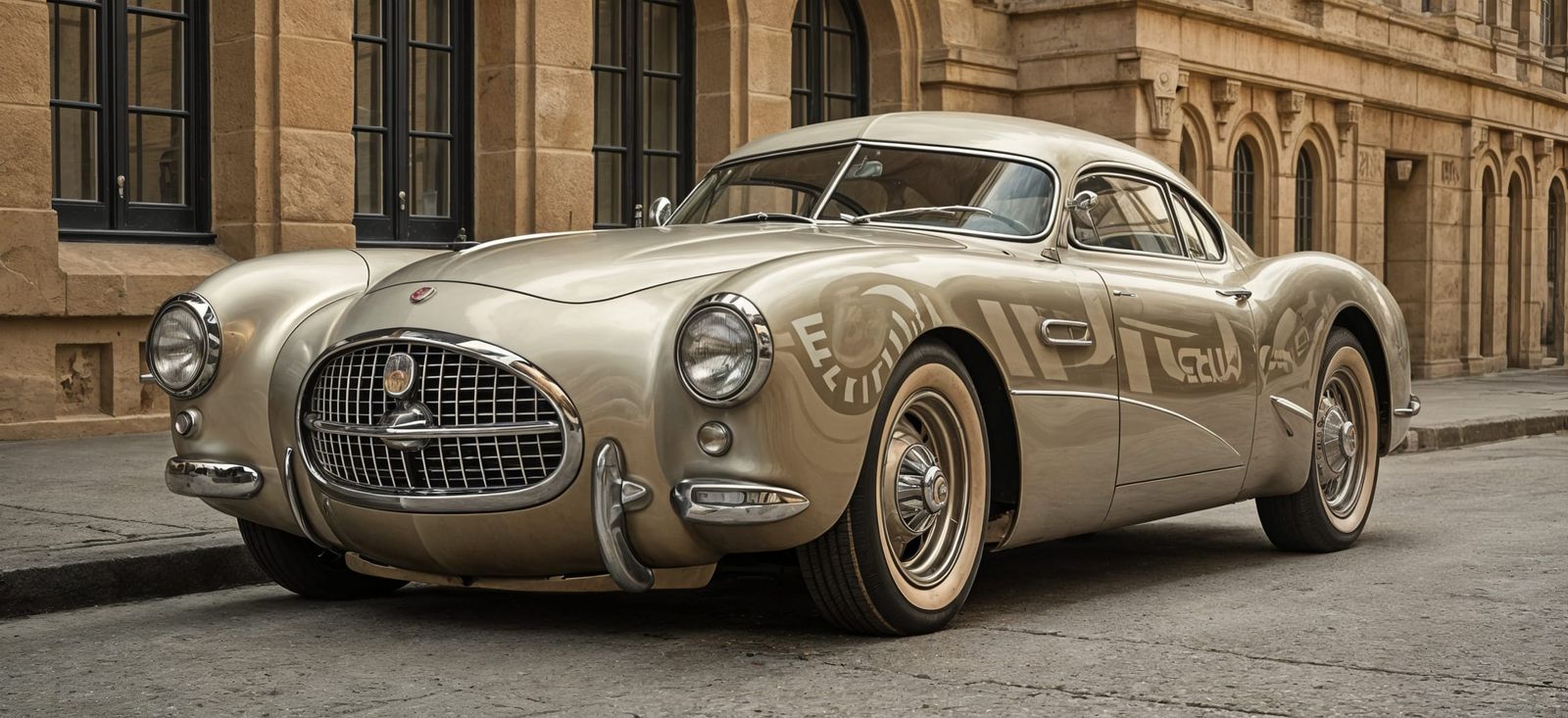 1953 Metallic Car Inspired by Douglas DC-3