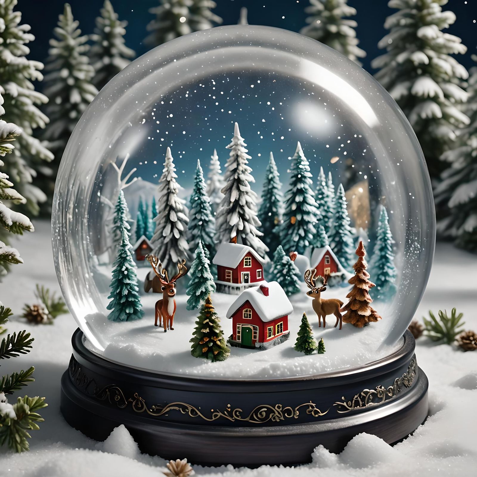 Wonders of the North Pole: Captured in a Snow Globe