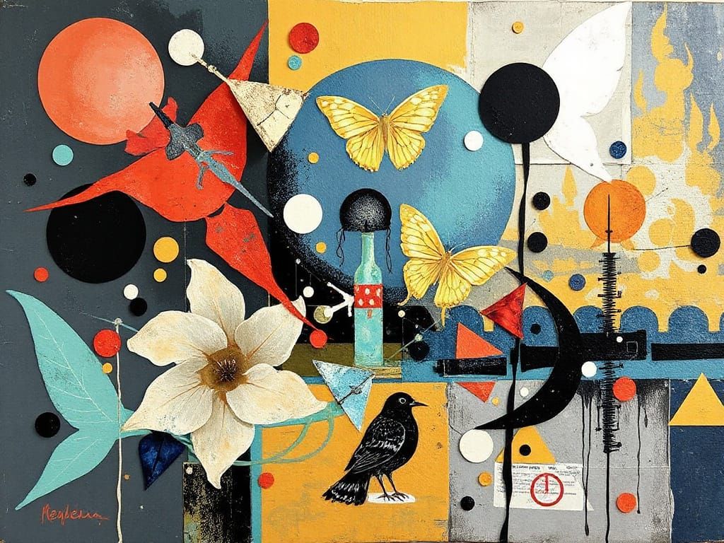 Mixed Media Photo Art Therapy Image