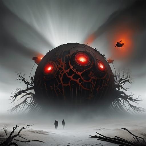 <lora:Bizarre:1.0> Aphid Chainsaw Gravy