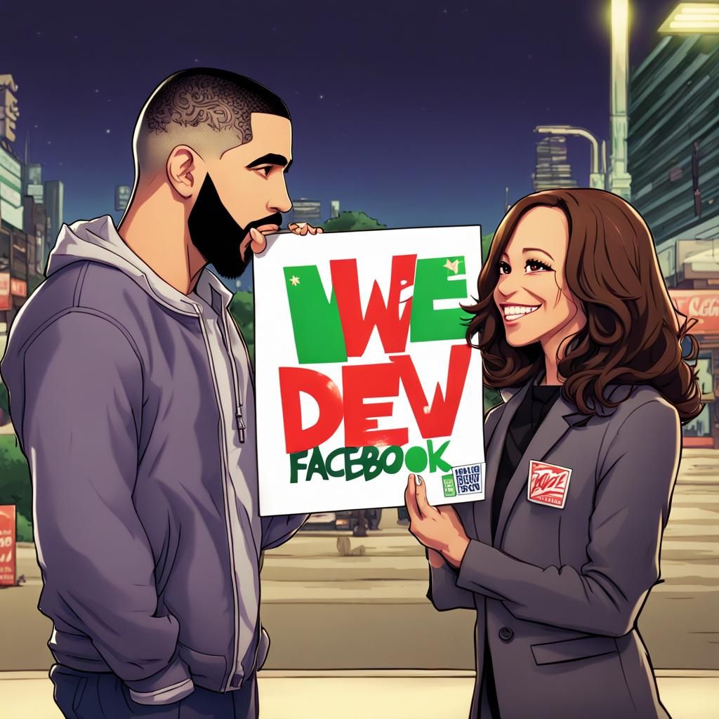 Kamala Harris and Drake's Anime-Inspired Date