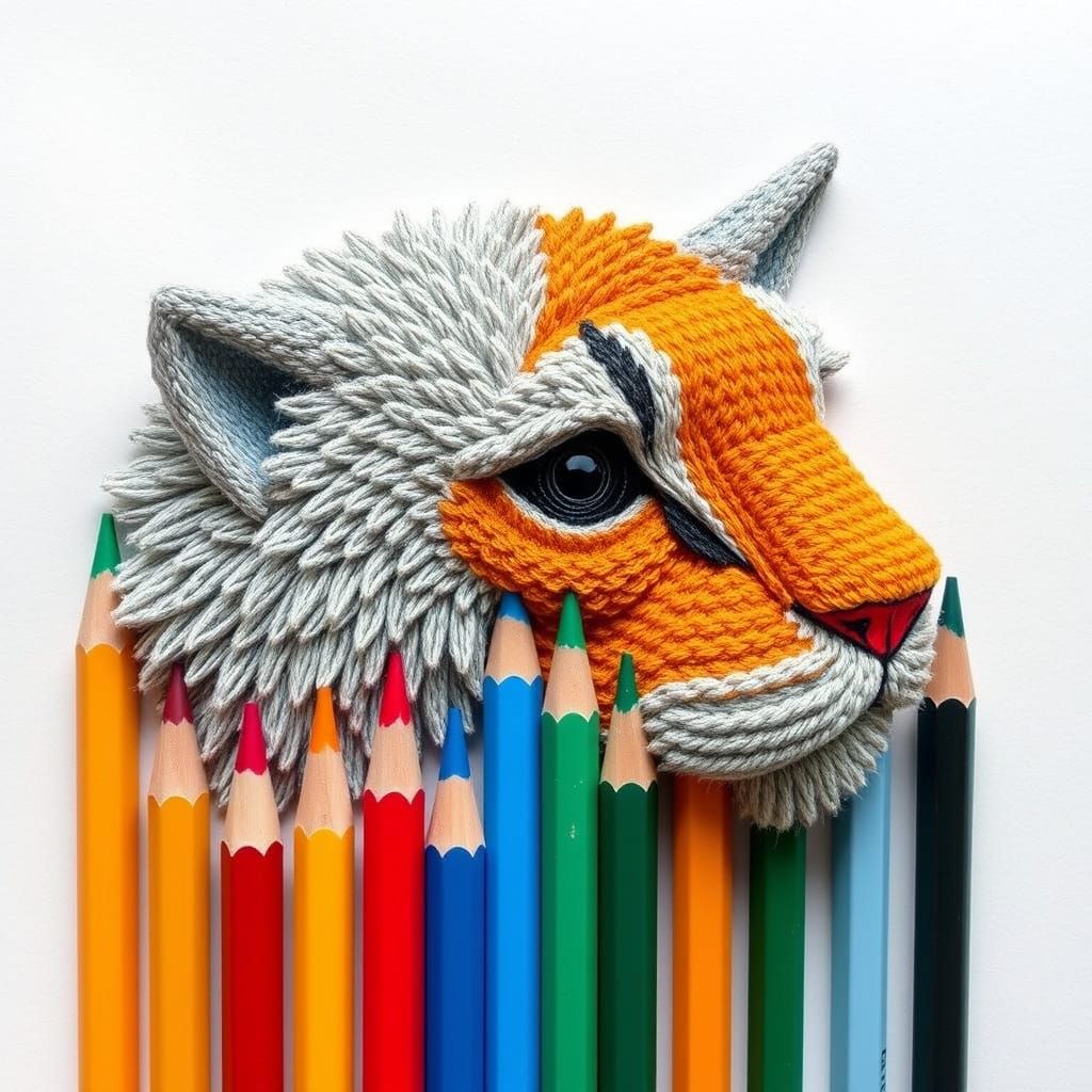 Pencils Transform Into Animals