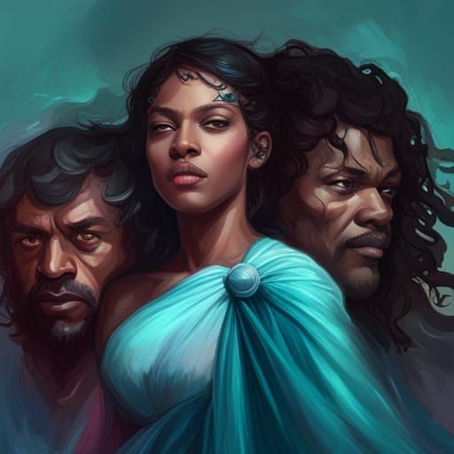 Celebrating Gods Return: Hyperdetailed Portrait