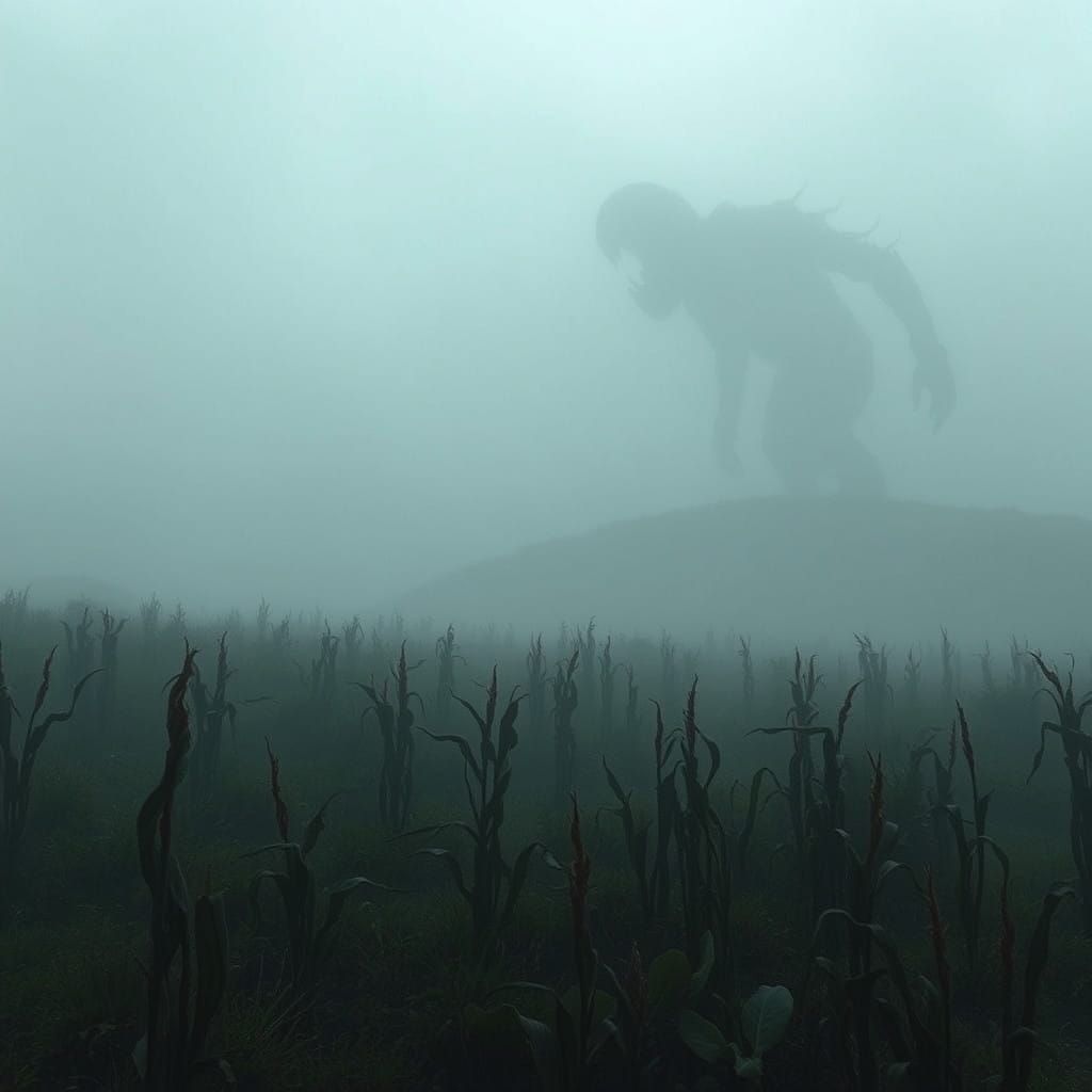 Eldritch Horror Emerges from Foggy Cornfields