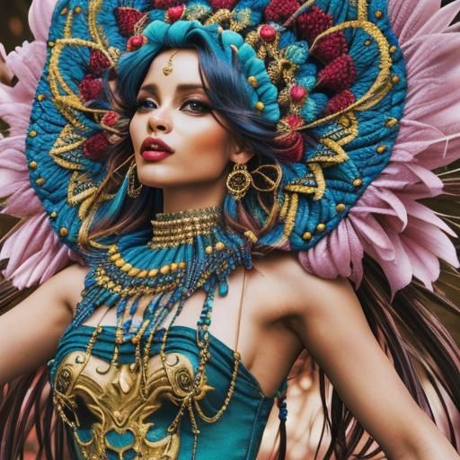 Vibrant Magical Surrealism in Hyperrealistic Style