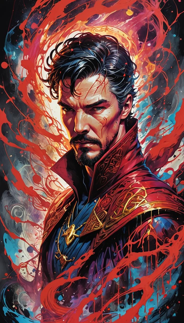 Doctor Strange: Sorcerer Supreme in Graffiti Art