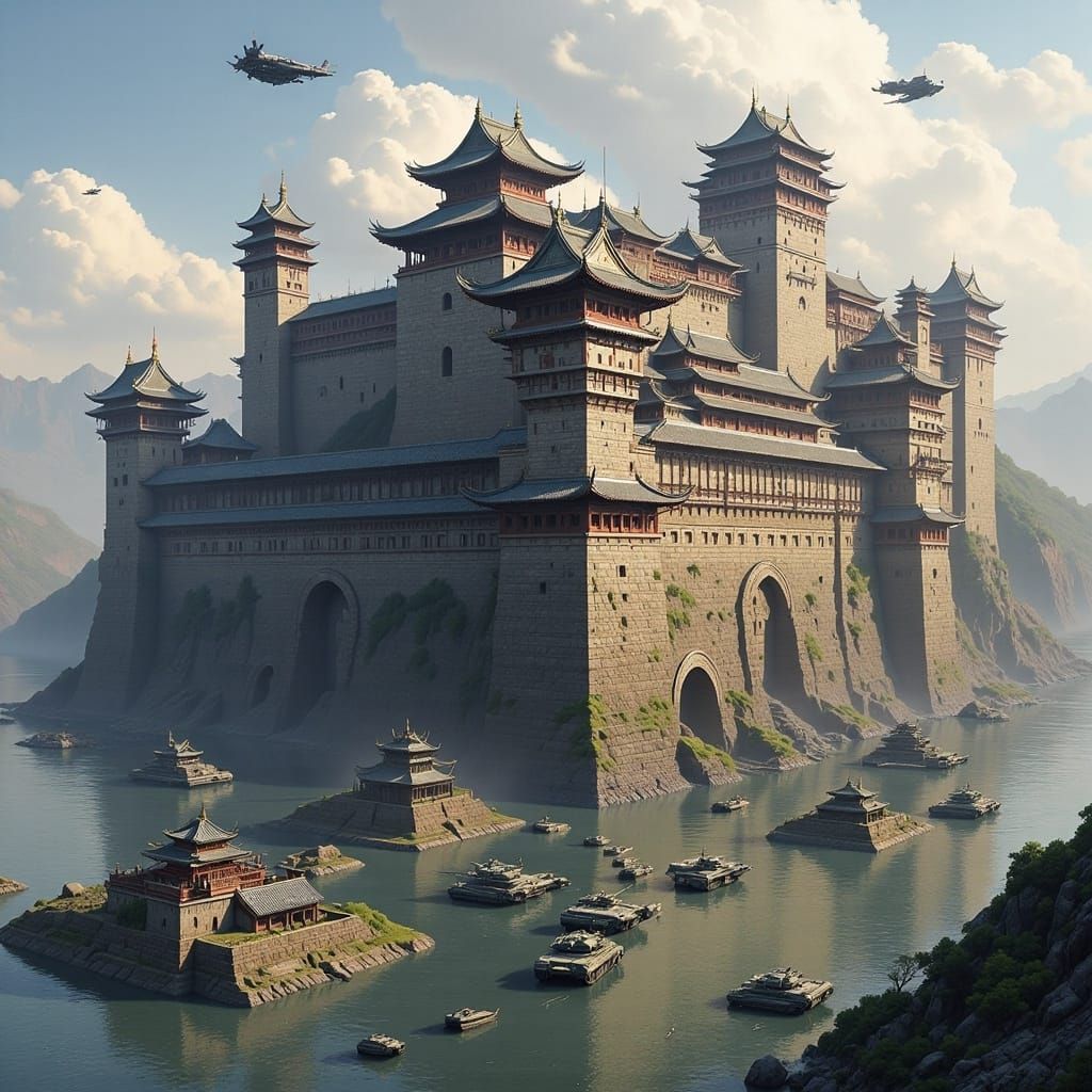 Modern battle ancient Chinese fort
<lora:GlitcheeFlux:1.0> <...