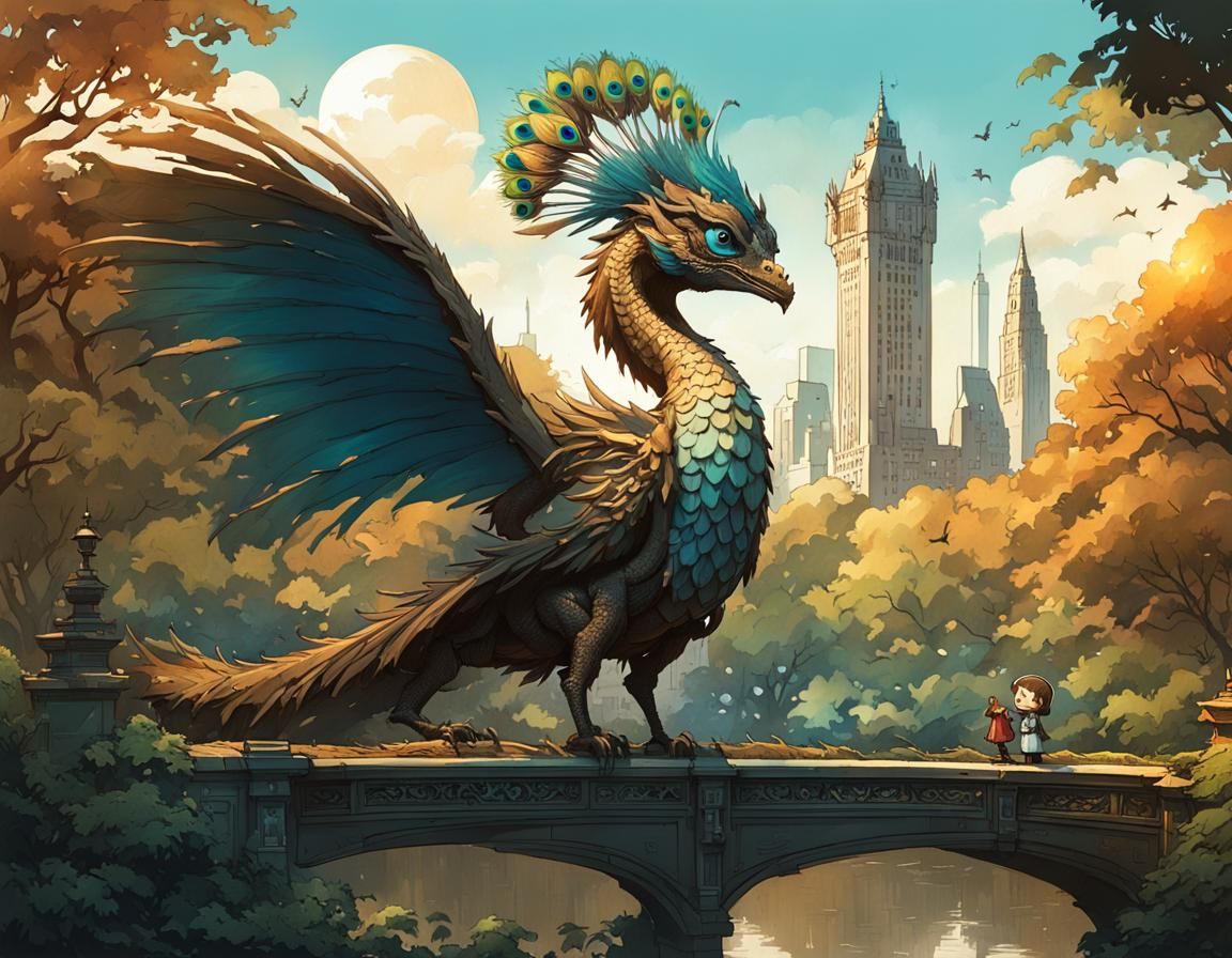 Dragon Peacock at Central Park