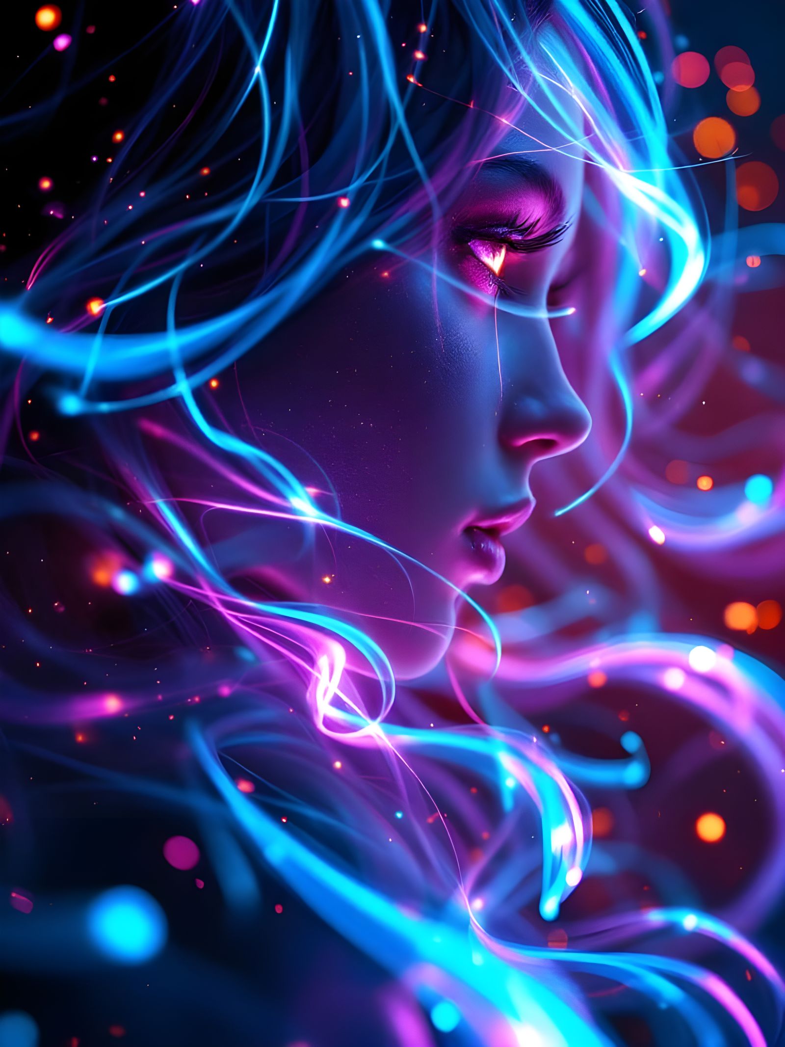 Windswept cyber dream