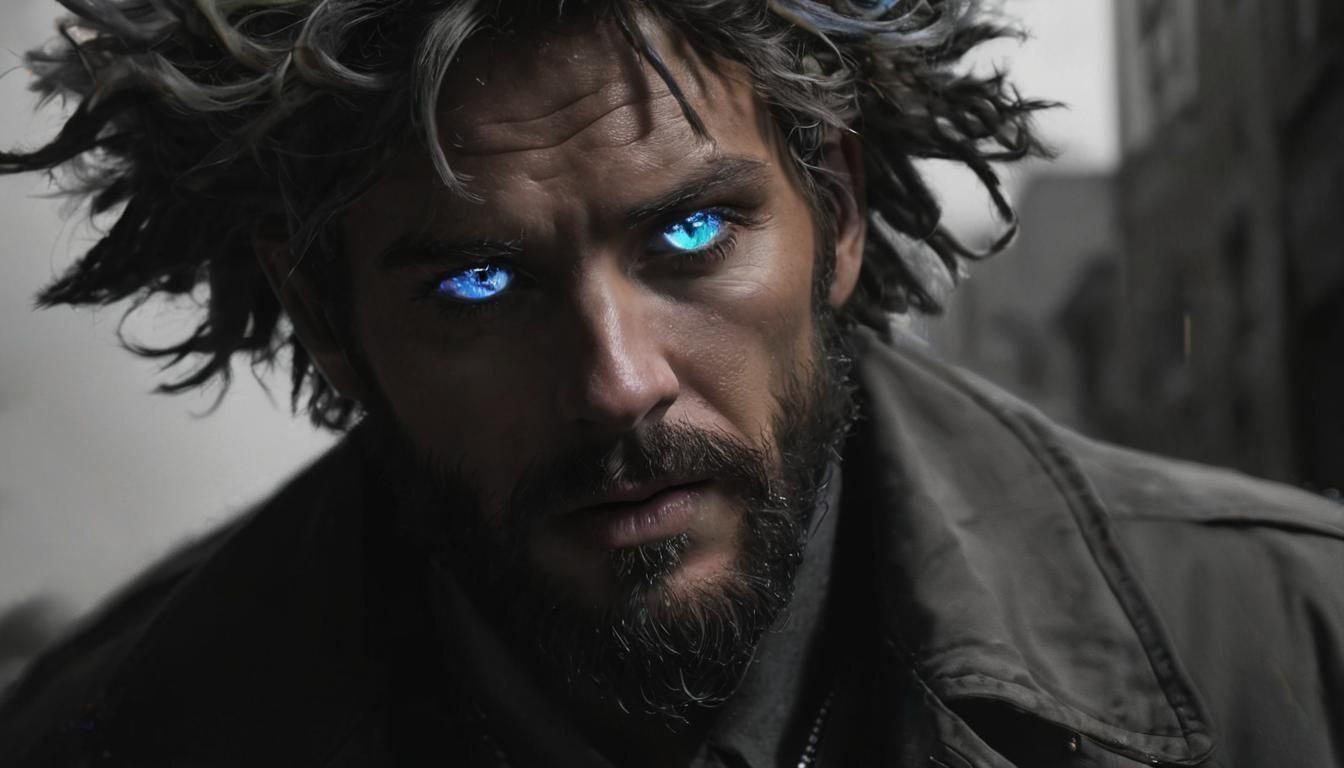 Mysterious Stranger Basks in Full Moonlight