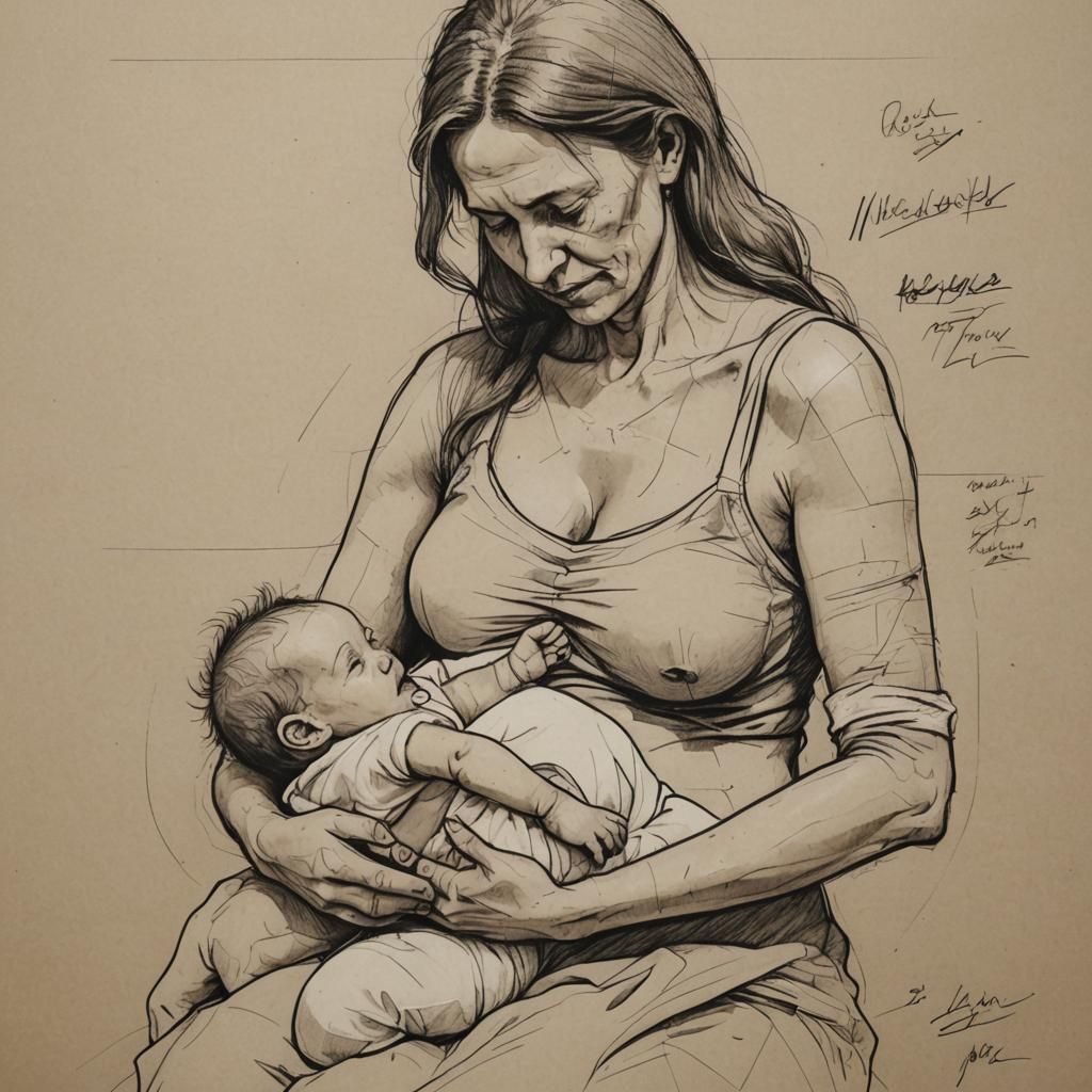 Mother and Child: A Breastfeeding Portrait